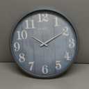 OCEST Large Indoor Outdoor Clock, 18 Inch Waterproof Oversized Wall Clock, Silent Battery Operated for Garden Pool Patio Living Room Office Decorative