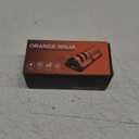 Orange Ninja Mini Knife Sharpener - Coarse & Fine Blade Sharpener, Sharpening System- Knife Sharpeners for Kitchen Knives, Pocket Kitchen Knives Sharpeners with Bottle Opener & Fridge Attachment