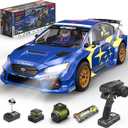RIAARIO 1/10 Brushless RC Cars, Rally Car, RTR for Beginner, 40+ MPH, 4WD, Waterproof Electronics, Carbon Fiber, Blue, Ages 14+