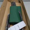 Amazon Basics Cooling Breathable Elevated Dog Bed with Metal Frame for Large Dogs, 51" x 31" x 8", Green, Easy to Assemble