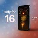 2 x Screen Protector for iPhone 16  6.1  3-Pack [9H Hardness] Tempered Glass  Scratch and Impact Resistant, Easy Install  High Sensitivity  Case-Friendly