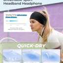 Ink-topoint Sleep Headphones Bluetooth 5.4 Headband, 2 in 1 Sleep Mask with Bluetooth Headphones, Wireless Headband Earphones with Ultra-Thin HD Stereo Speaker, Music Headband for Workout Running Yoga
