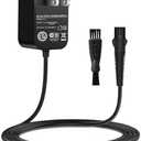 Charger Replacement for Braun Charger,12V Power Cord Compatible with Braun Shaver Series 3//7/5/1/9,Razor 3040s 310s 340S,5190cc 5040s,740S 7865,9290cc 9095cc and more models