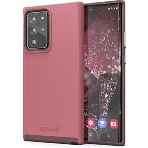 Crave for Galaxy Note 20 Ultra Case, Shockproof Protection Dual Layer Case for Galaxy Note 20 Ultra (6.9 inch) - Berry