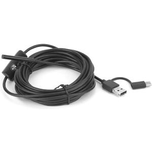 Y102 USB IP67 Endoscope USB 3 in 1 Endoscope 5.5mm Lens 6LED 5M Cable Borescope Inspection Camera