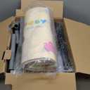 Baby Playpen with Mat, 50x50 Inch Playpen with Mat Waterproof for Babies and Toddlers Play Pen Playards Safety Gate Fence Active Center Indoor (Dark Grey + Mat)