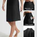 Baleaf 23" Women's Swim Skort High Waisted Knee Length Long Swim Skirt Bathing Suit Swimsuit Bottoms Beach, XL