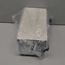 Small Table Lamp for Bedroom - Bedside Lamps for Nightstand, Minimalist Night Stand Light Lamp with Square Fabric Shade, Desk Reading Lamp for Kids Room Living Room Office Dorm (12.8in, Cream & Black)