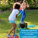 CWLAKON Tug of War Rope for Kids and Adults, Field Day Family Reunion Birthday Party Games, Outdoor Camping Picnic Backyard Carnival Games, Team Building Activities Play Set Climber Attachments Blue