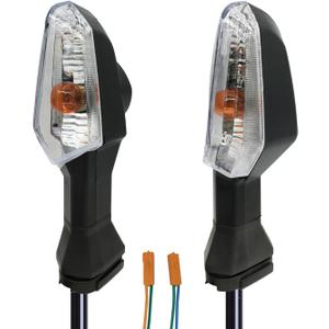 Motorcycle Turn Signal Indicator Light Blinker Blub Lamp For KAWASAKI Z250 Z300 Z750 Z800 Z1000 Versys 650/1000 For Ninja 250 300 400 650 ER-6F ER-6N (Clear)