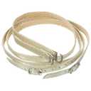 High Heel Shoe Straps Shoe Strap Extender Detachable Ankle Straps PU Leather Anti-Loose Shoelace for Heel (Gold) Cross Shoelace