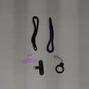 knIykmr Phone Lanyard, 2 Pack Adjustable Cell Phone Lanyard Strap, Hand Wrist Strap Lanyard with Tether Tabs for Smartphones (Black+purple)