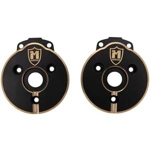 MEUS Racing Front Brass Portal Covers 77g/pc for MEUS 1/10 Nylon Portal Axle SCX10 SCX10 II 1/10 RC Crawler Upgrade Parts