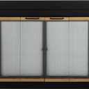 Pleasant Hearth Arrington Small Glass Fireplace Doors AR-1020