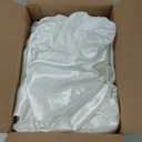 CozyLux Satin Sheets Twin Sheet Set - 3 Piece Silky Twin Bed Sheets, Luxury White Sheet Twin Size Bed Set with Smooth and Soft Microfiber, Includes 1 Fitted Sheet, 1 Flat Sheet and 1 Pillowcase