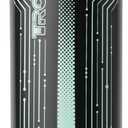 Owala TRON FreeSip Insulated Stainless Steel Glow in the Dark Water Bottle with Straw for Sports and Travel, BPA-Free, 24 oz, Black