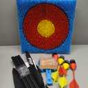 EastPoint Sports Axe Throwing & Lawn Darts Target Game Set, Includes 3 Axes & 4 Darts - 44 in. High