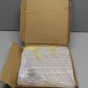 Clear Triangle Acrylic Side Table for Small Space, 11.81" L x 11.81" W x 38.7" H, 4-Tier Corner Shelf Stand End Table for Living Room Bedroom, Corner Display Rack Storage Shelf for Bathroom