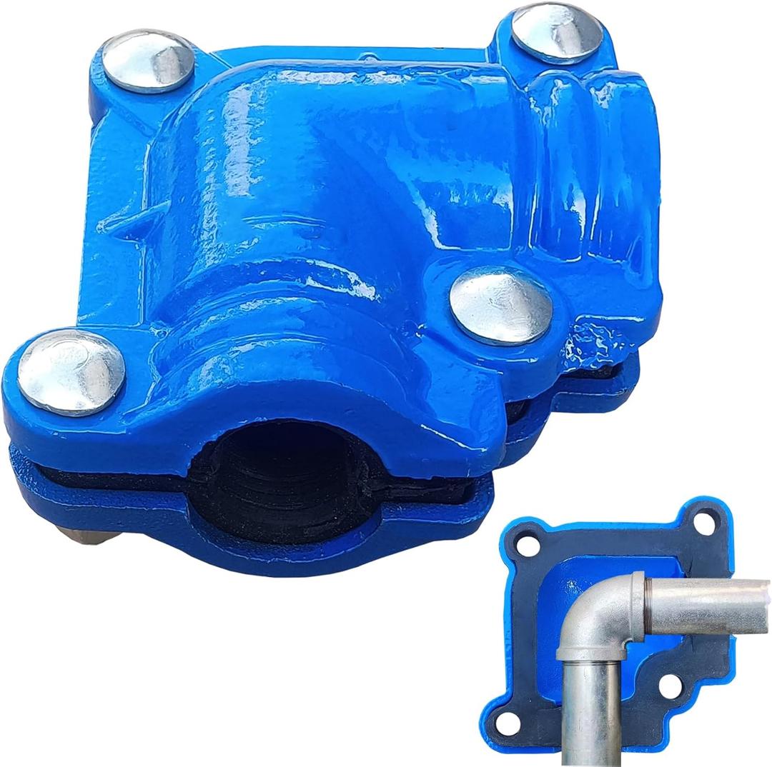 Pipe Repair Clamp For 3/4 Inch Pipe Elbow (Outer Diameter of the Pipe is about 1 inch),Joint Leak Sealer for 90 Degree Elbow,PPR/PE/Iron Pipes,Threaded/Socket Connection Elbow