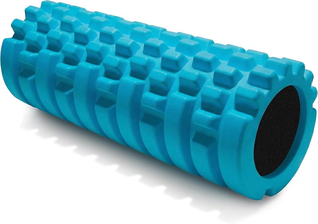 Strong Foam Roller - Medium Density Deep Tissue Massager for Muscle Massage and Myofascial Trigger Point Release, with 4K eBook