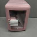 Iceblue Skincare Fridge with Viewing Window, 4L Compact Small Fridge for Bedroom, Car, Office & Dorm, Mini skincare fridge for Beauty Essentials & Beverages(Pink)