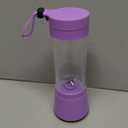 Cordless Personal Size Portable Blender - 12 Oz Blender for Smoothies and Shakes with BPA Free Traveling Juice Cup, 6 Blades for Powerful Blending, Suit for Sports/Travel/Home (Purple)