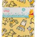 Disney Cudlie Baby Winnie The Pooh 1-Ply Flannel Fleece with Happy Days Print