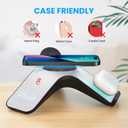 YLF Fast Wireless Charger Station 5 in 1 with Adapter - Wireless Phone Charger Stand with LED and Bluetooth Clock for Samsung Galaxy S23 Ultra/S23/S22/S21(Grey)