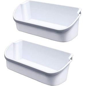 2 PACK UPGRADED 240356401 Refrigerator Door Bin Compatible with Frigidaire Door Shelf Replacement Parts FFSS2614QE6A, FFSS2614QS4A, FFHS2611PFEA, Replace 240356402, AP2116036, PS430121