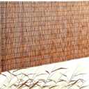 VEVOR Natural Reed Fencing,5.5ft x 16.4 ft, Decorative Bamboo Privacy Screen,Reed Fence Roll Patio Decorative Fences Reed Screen Curtain for Garden Backyard Patio Balconies,Brown