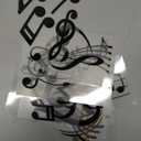 9pcs Music Note Silhouettes Iron on Transfer Patches for Clothing DIY Washable Iron on Stickers for Clothes Heat Transfer Vinyl Decals Appliques