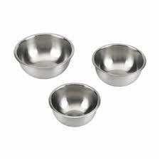 GoodCook Touch Stainless Steel Bowl Set - Silver, 3 pc