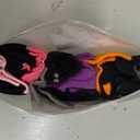 Women Toe Socks 5 Finger Cotton Wicking Athletic 6 Pack 3 Pack (Black)
