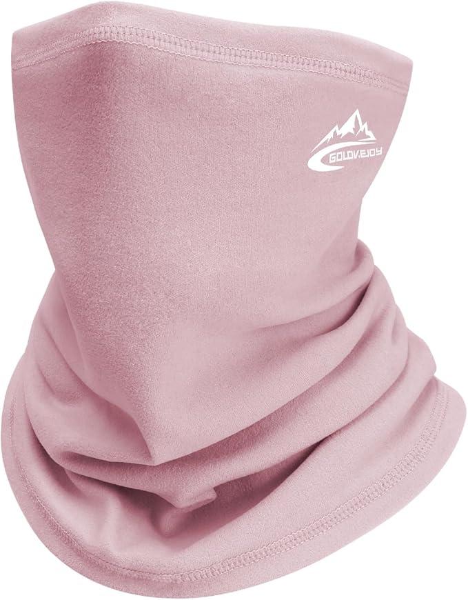Vanolu Winter Neck Gaiter for Men Women, Soft Thermal Fleece Neck Warmer Face Cover Scarf for Cold Weather