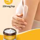 3 x STILIP Natural Topical Magnesium Cream  Magnesium Lotion for Nighttime Skin Care, Lightweight Moisturizing Body Cream for Deep Hydration-Vanilla