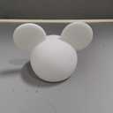Disney Mickey Mouse Squishy Light, Color Changing, Night Light for Kids, USB Lamp, Battery Operated, Dimmable, Ideal for Bedroom, Playroom, Living Room, and More, 66944