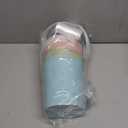 SITAKE Mini Swing Lid Desktop Trash Can, Blue + Green + Pink, Plastic, 3 Colors, 180 Count