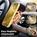 for iPhone 17 Pro Case, Compatible with MagSafe, Screen Protector +[Integrated Silicone Camera Control Button], Shockproof Protective Magnetic Case for iPhone 17 Pro 6.3", Buttercream Yellow