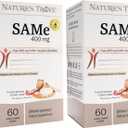 Nature's Trove SAM-e 400mg 120 Enteric Coated Caplets (2 Boxes of 60) - Vegan, Kosher, Non-GMO, Soy Free, Gluten Free - Mood and Joint Comfort - Cold Form Blister Packed Exp. 01/2029