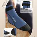 XUKER Neoprene Water Socks 3mm, Sand Proof Beach Volleyball Socks Diving Socks for Outdoor Water Sports (Blue)