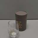 Santa Barbara Design Studio Holiday Stemless Wine Glass with Gold Foil Accent and Gift Box, 17-Ounce, Wonderful Time