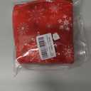 ICOMON 12 Inch Padded Christmas Round Bar Stool Cover Cushion with Elastic Fabric Round Chair Seat Cushion for Wooden Metal Stools