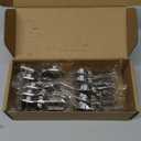 Home Expert 10 Pack (5 Pairs) 1/2" Overlay Soft Close Cabinet Hinges, Satin Nickel Stainless Steel Concealed Hinges with 3D Self-Closing for Face Frame Doors & Kitchens