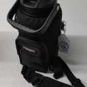 NATURE PIONEOR One Gallon Water Bottle Insulated - Large Double Vacuum Stainless Steel 128 oz Water Bottle with Holder/Carrier, 1 Gallon Water Jug,128oz, Wide Mouth (Black)