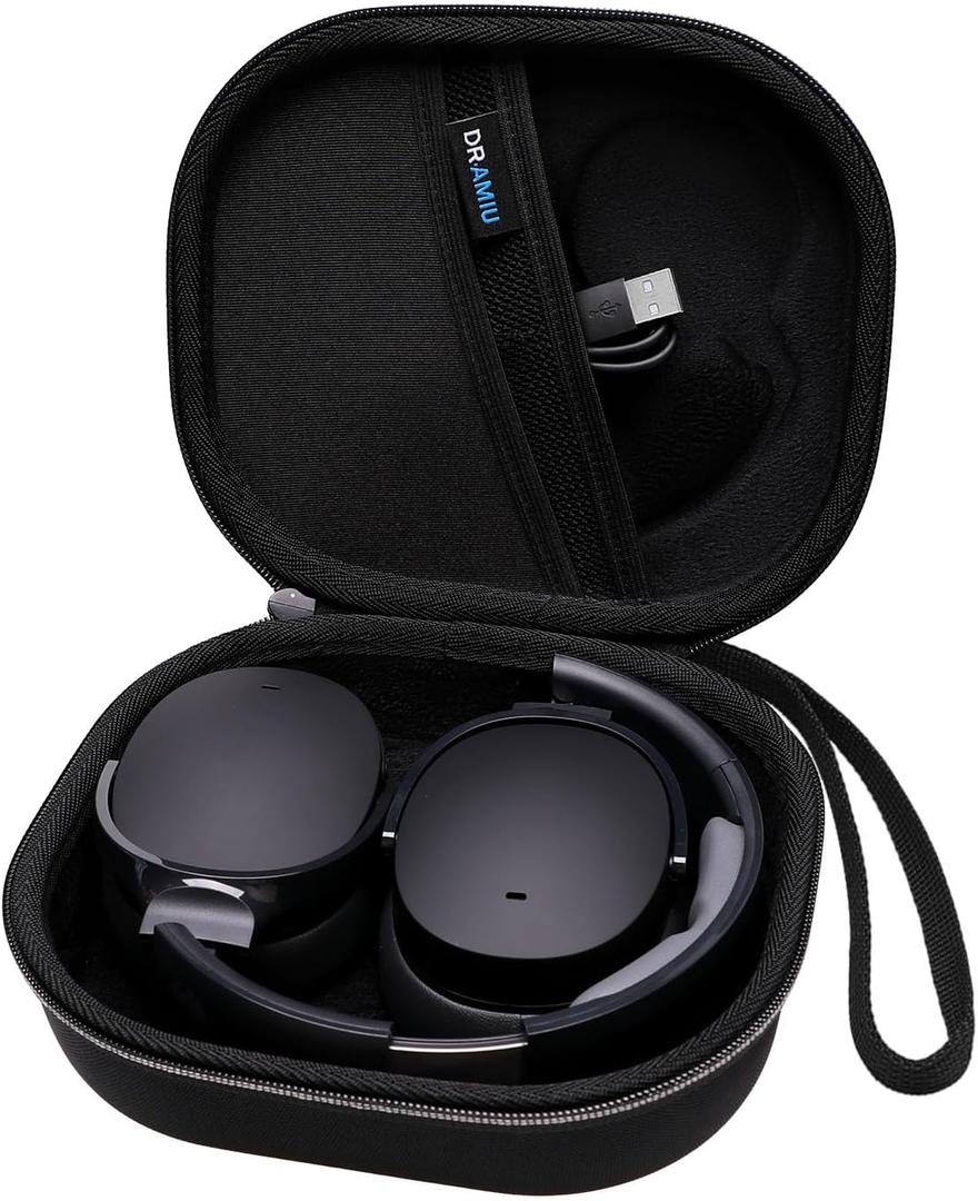 Hard Case Compatible with Skullcandy Crusher/ANC 2/540 Active, Crusher Evo, Hesh ANC, Hesh Evo, Riff 2, Riff Bluetooth Wireless Headphones Black Case Only