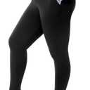 Leafigure Plus Size Leggings with Pockets for Women - High Waisted Buttery Soft Yoga Leggings for Workout, Size 3XL