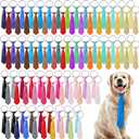 Newcotte 110 Pcs Large Dog Ties Bulk Adjustable Dog Neck Ties Collar Grooming Neckties for Girl Boy Pets Gift Favor(Classic)