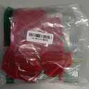 Christmas Bows for Gift Wrapping 8 X 14 Inch Long Velvet Ribbon Bows for Tree Wreath, Garland, Fireplace, Stairs, Mirror, Door, Holiday Crafts Decor, Pack of 4 (Red)