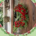 Suncalla Derby Horse Wreath for Front Door Run for the Roses Derby Rose Door Hanger Horse Racing Jockey Long Wooden Wall Sign Party Decorations Window Porch Home Festival Celebration Decorations