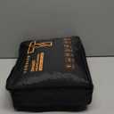 Men Heated Vest with Battery Pack Included, Fleece Electric Heating Vests 15-Zone Warming for Winter (Medium, Black 02)